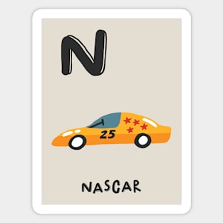 N is Nascar Magnet